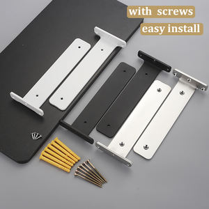 <span class=keywords><strong>Precio</strong></span> <span class=keywords><strong>de</strong></span> fábrica Oculto Invisible Metal negro Soporte <span class=keywords><strong>de</strong></span> estante en forma <span class=keywords><strong>de</strong></span> T Soporte montado en la pared Soportes <span class=keywords><strong>de</strong></span> hardware - Product Image 5