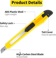 Cutter promotionnel en plastique à logo personnalisé, en gros, économique, pour événements, en emballage en vrac, Hub des fournisseurs