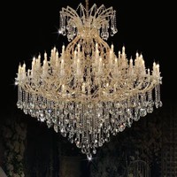 Lustre en cristal personnalisé de grande taille pour salle de mariage, fête, hall d'hôtel, restaurant, événements d'anniversaire, décoration d'escalier