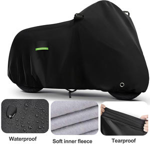 防水屋外スノーレインプルーフオートバイカバー,防水UV保護,ロックホール付き - Product Image 3