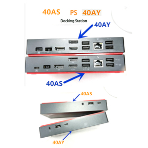 Base de Conexión 40AS Gen 2 Universal, Monitor 4K HD, Concentrador de Expansión con Múltiples Puertos USB para <span class=keywords><strong>Lenovo</strong></span> <span class=keywords><strong>ThinkPad</strong></span> X1 X280 Thunderbolt 4 - Product Image 5