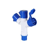 Prise multiple industrielle ZNG-1013 à 3 voies, 3 broches, 220V, 16A, forme Y, prise et adaptateur secteur industriel