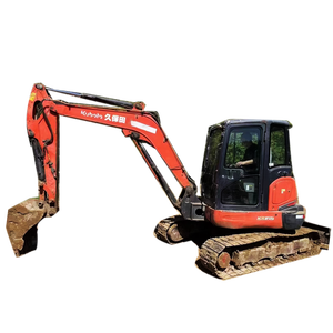 รถขุดขนาดเล็กมือสอง Kubota KX165 6 ตัน รถตักดินแบบตีนตะขาบ นำเข้าจากญี่ปุ่น พร้อมใบรับรอง CE  พร้อมอุปกรณ์เสริมแบบ Auger และ Breaker - Product Image 1