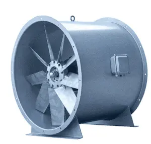 Type de ventilateur à flux axial d'arbre de la série DTA à faible bruit avec plaque en acier pressé à chaud