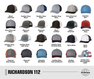 Gorra con diseño de parche de cuero con logotipo bordado personalizado gorra de malla en blanco gorra de béisbol para papá gorras de camionero personalizadas Richardson 112 gorra de camionero - Product Image 3