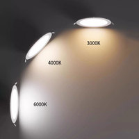 Plafonnier LED rond personnalisable Banqcn pour salon et chambre, 2700K-6500K, 18W, éclairage intelligent pour maison connectée