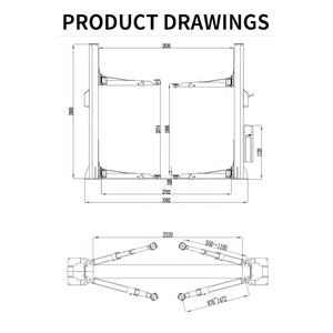 Meilleures ventes Nouveau 2023 Pont élévateur 2 colonnes à déverrouillage latéral pour <span class=keywords><strong>garage</strong></span> domestique avec certification CE - Product Image 5