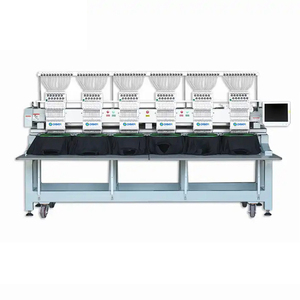 Machine à broder industrielle professionnelle de haute qualité, 6 têtes, 12 aiguilles, machine à broder plate informatisée, prix compétitif - Product Image 3