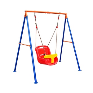 <span class=keywords><strong>Altalena</strong></span> per Bambini in Lega Resistente per Interni/Esterni, Set <span class=keywords><strong>Altalena</strong></span> Portatile in Metallo per Giardino e Cortile con Sedile di Sicurezza - Product Image 3