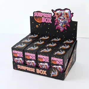 Custom High Quality With Light And Music Food Mooncake Mystery Surprise Toys Paper Set Box With Paper Bag