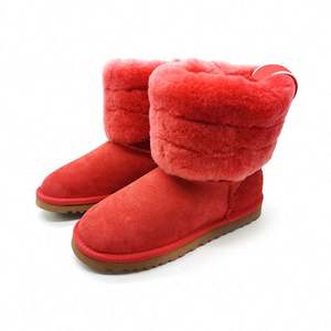 Botas de Nieve para Mujer al por Mayor de Fábrica, Botas de Nieve de Invierno para Mujer con Suela Gruesa, Talla Grande, Diseño Antideslizante - Product Image 3