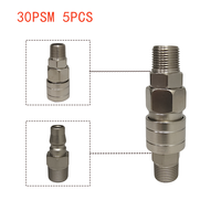 Connecteur rapide autobloquant de type C, outil pneumatique PM+SM, raccords rapides pour tuyaux d'air, accessoire pour compresseur d'air