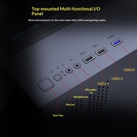 Boîtier PC de jeu vertical en métal LOVINGCOOL ATX, prend en charge le refroidissement liquide 360, châssis de style marin inspiré, en stock