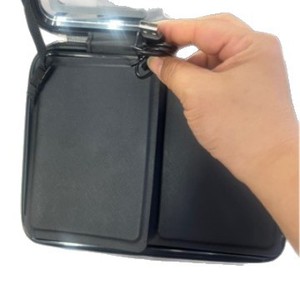 SUNMAXTOP LED Mirror <b>Makeup</b> <b>Case</b> Portable Beauty Organizer with Detachable Dividers - Product Image 5