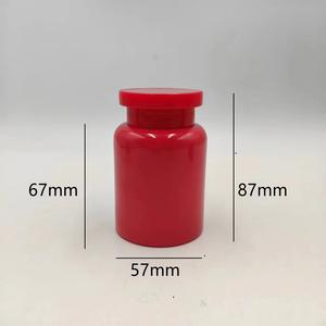 Botella de PET Engrosada de 150ml para Medicamentos, Vitamina E, Tapa Grande, Negra y Roja, Botella Vacía, Fabricante en Stock - Product Image 5