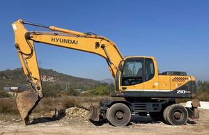 Original <b>Paint</b> Wheel Excavator 20 Ton in Stock Hyundai R210W-9T Earthmoving Machinery USED - Product Image 6
