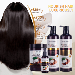 Ensemble de produits capillaires à marque privée sans sulfate, soin hydratant et nourrissant pour cheveux bouclés, shampoing et après-shampoing - Product Image 2