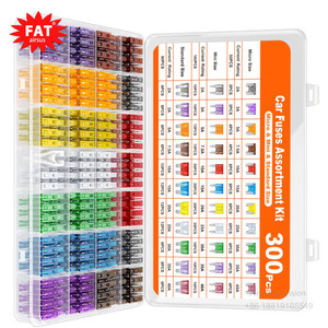 300 pièces <span class=keywords><strong>Kit</strong></span> d'assortiment <span class=keywords><strong>de</strong></span> fusibles <span class=keywords><strong>de</strong></span> voiture 160 mini fusibles à <span class=keywords><strong>lame</strong></span> automobile 90 fusibles automatiques standard 50 micro extracteur - Product Image 2