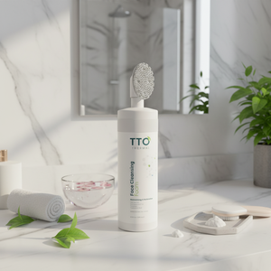 Aplicador de Espuma Limpiadora Facial TTO 200ml con Aceite de Árbol de Té, Manteca de Karité y Ácido Hialurónico, pH Balanceado, Sin Sulfatos, Limpieza Profunda - Product Image 2