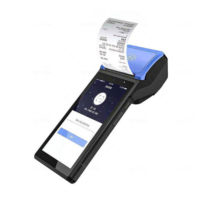 All in One Wireless Payment Terminal with Receipt Printer USB Mobile POS System Handheld POS Machine
