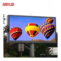 Écran LED extérieur P6 P8 P10 1000x1000mm, installation fixe en rue, panneaux d'affichage LED pour la publicité extérieure, grand mur vidéo