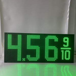 Tại một thấp price12 inch 888.8 màu xanh lá cây không thấm nước điều khiển từ xa kỹ thuật số gas giá đăng số <span class=keywords><strong>LED</strong></span> Bảng hiển thị cho bán - Product Image 2