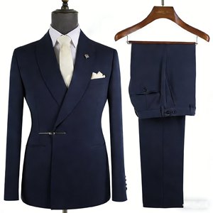 Derniers modèles <span class=keywords><strong>de</strong></span> costumes <span class=keywords><strong>pour</strong></span> hommes, ensemble 2 pièces, boucle latérale en métal unique, blazer personnalisé, <span class=keywords><strong>pour</strong></span> mariage, soirée, <span class=keywords><strong>cérémonie</strong></span>, marié, usage quotidien - Product Image 5
