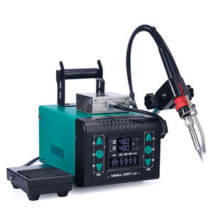 <span class=keywords><strong>Station</strong></span> de Retravail Antistatique Sans Plomb D.S.C 928DT à Commande au Pied, Fer à Souder Automatique à Température Constante, Garantie 1 An - Product Image 2