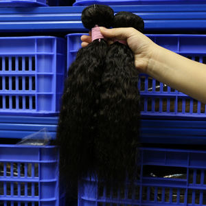 Lots de Cheveux Humains Non Traités, Textures Naturelles Kinky Straight, Qualité 12A, Longueur 22 Pouces - Product Image 3