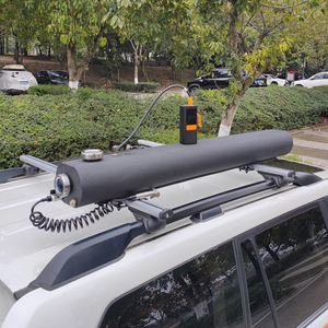 Bouteille d'eau de douche de <span class=keywords><strong>camping</strong></span> portable en acier inoxydable 25L avec tuyau de pulvérisation, réservoir de stockage étanche pressurisé - Product Image 5