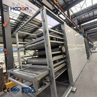 Industriële groente- en fruitdroogmachine met gaasband van roestvrij staal, capaciteit 500 kg/uur voor tomaten- en papaya-verwerkingslijn