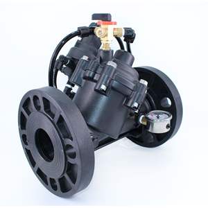 Válvula de Presión para Riego Agrícola DN50, Rosca Interna, Tipo Piloto de Plástico, Normalmente Abierta, Unidireccional, Electrónica/Manual, DC9V - Product Image 1