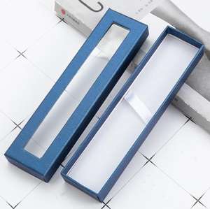 Toptan yüksek dereceli boş kağıt kalem hediye özel ambalaj kutusu ile temizle PVC pencere kalem vitrinin - Product Image 5