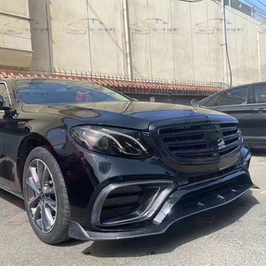 Labio frontal para Benz <span class=keywords><strong>Clase</strong></span> E W213 actualización E63 <span class=keywords><strong>AMG</strong></span> kit de carrocerí<span class=keywords><strong>a</strong></span> frontal BBRS E ventilación de aire fibra de carbono - Product Image 4