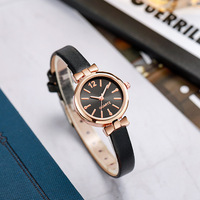 Nouvelle montre en alliage de style forêt naturelle et vintage pour étudiantes ; bracelet simple et fin en acrylique ; 35 mm 10 mm Quartz