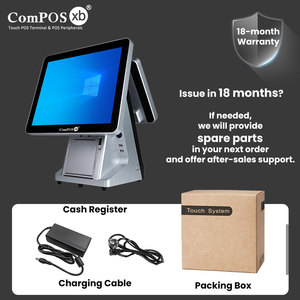 Sistema POS ComPOSxb con Schermo Touch da 15 Pollici e Stampante Integrata da 58MM, Registratore di Cassa Touch All-<span class=keywords><strong>in</strong></span>-One per Terminali Desktop - Product Image 2
