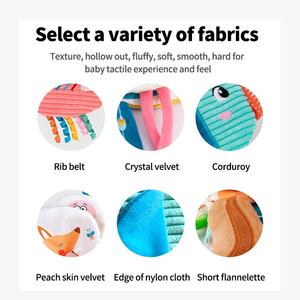 Zhorya niños educación temprana 3D Animal cola tela libro juguete tela suave historia tela libro bebé juguetes - Product Image 4
