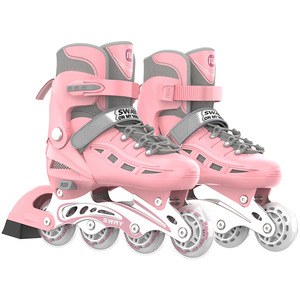 Patines en línea ajustables Sway Kids con ruedas de PU y forro de malla para uso recreativo infantil - Product Image 1