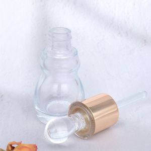 Botella de Vidrio Transparente con Gotero para Aceite Esencial <span class=keywords><strong>Ajmal</strong></span> Dubai de 12 ml, Forma de Calabaza, Portátil para Viajes, Recargable, con Tapa de Diseño Único - Product Image 4