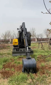Excavadora de Ruedas PW75 de 6.6 Toneladas, Excavadora Hidráulica con Motor Yangdong de 60kW, 1 Año de Garantía, Cucharón de 0.36m, Alto Momento de Carga - Product Image 3