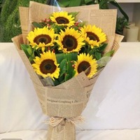 Papier kraft de conception journalière pour l'emballage intérieur des bouquets, papier d'emballage pour fleurs, directement de l'usine