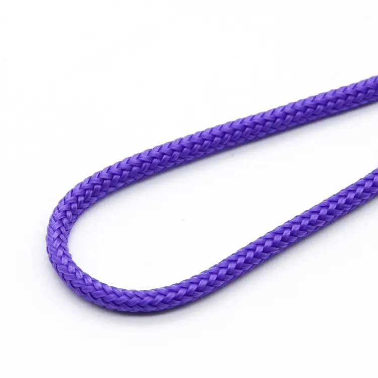 Customized Designs 1/2 hollow braid polypropylene rope Through Hollow Polypropylene Rope Drawstring Bag Hand-woven Rope