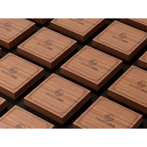 Caja de exhibición de monedas de madera <span class=keywords><strong>MDF</strong></span> personalizada al por mayor elegante caja organizadora de monedas con medallón - Product Image 5