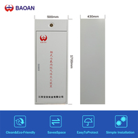 Promotion : Système d'extinction d'incendie en armoire Baoan FM200 2.5MPa avec cylindre flexible en acier inoxydable rouge pour installations électriques et bases de communication