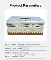 Couleur blanche Formation 32cm 43cm 58cm 73cm Cages Pigeon Maisons de transporteurs/