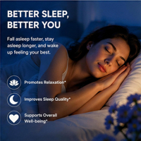 Gummies à la racine de valériane avec camomille et mélisse, complément alimentaire naturel pour le sommeil, 60 unités, marque privée OEM