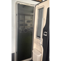 Porte de camping-car de style européen professionnelle 620*1800mm avec moustiquaire et serrure à deux points pour caravane, camping-car, pièces de VR