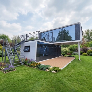Venta Directa de Casa Prefabricada de Lujo Tipo Cabaña Apple, Estructura de Acero Ligero, Resistente <span class=keywords><strong>al</strong></span> Fuego, Moderna, Portátil, de 20 y 40 Pies, Contenedor para Oficina, Villa - Product Image 3