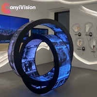 ODM personalizzato impermeabile all'aperto irregolare Display a Led pannello Video a Led a forma di colonna cubo Display a Led