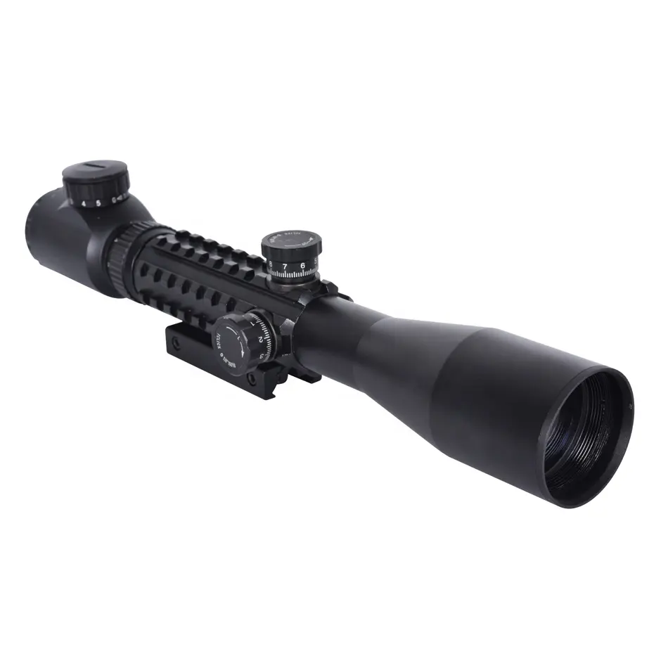 hunting red and green illumination scope 3-9X40 optical sight with scope mount